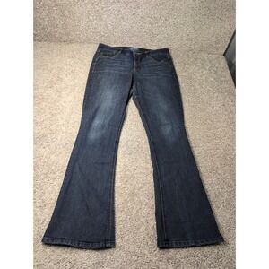 Democracy Ab solution Womens 12 Bootcut Jeans Dark Wash Indigo Stretch Denim